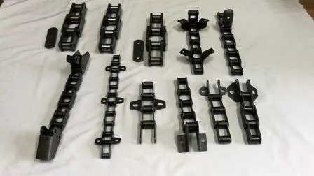 Cadenas de rodillos agrícolas para elevadores en S38, S32V, S45h, S55h, S55r, S55V, S77h, S88h para cosechadoras agrícolas